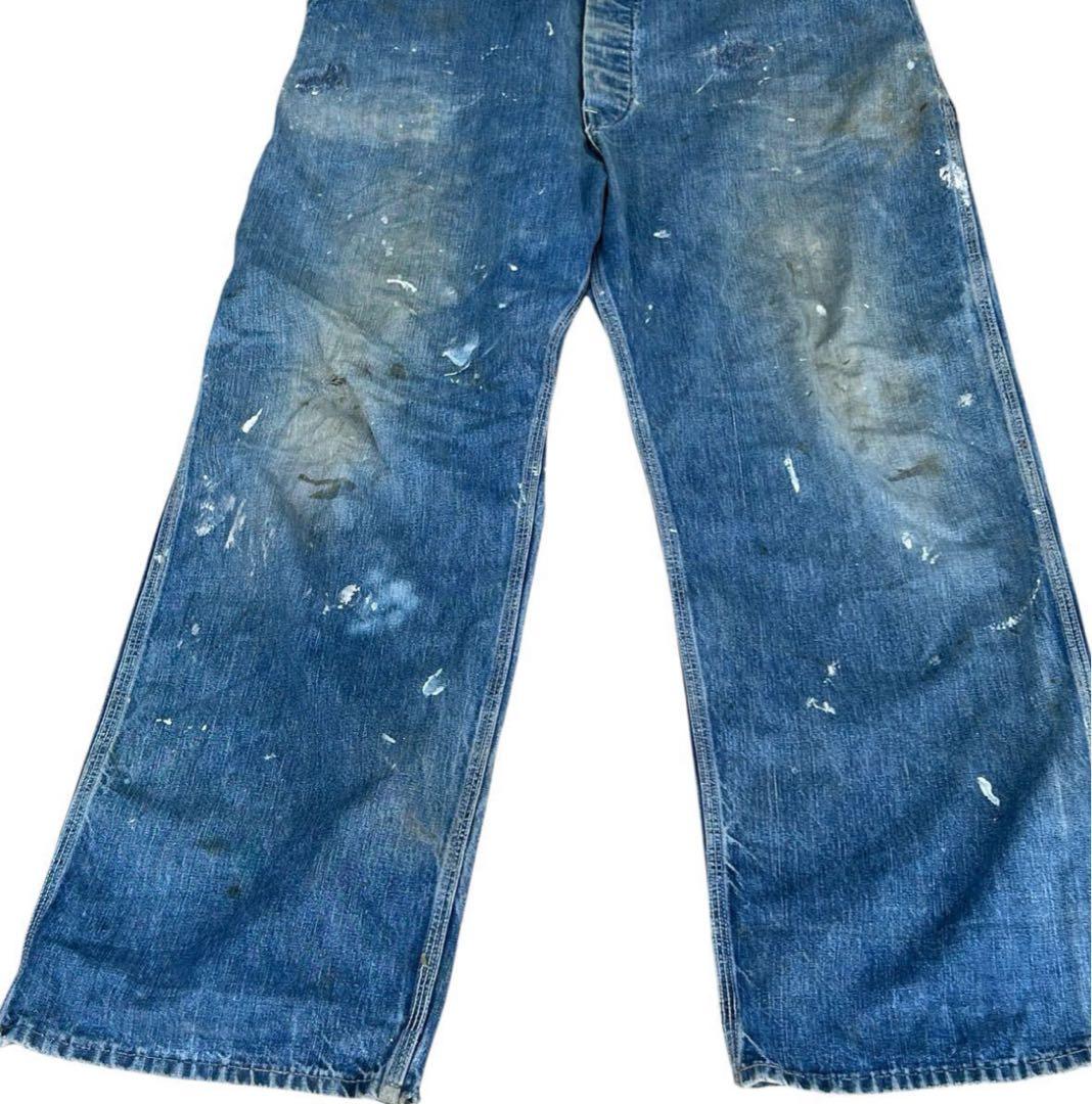 ビンテージ　40s Lee ハウスマーク オーバーオール　ペインター　デニム