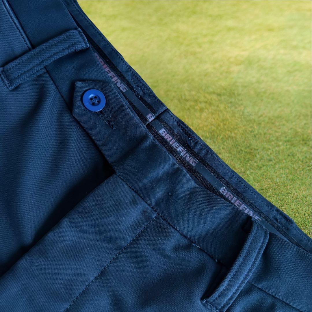 ブリーフィング　パンツ　S〜M相当　チャコールグレー　ネイビー　ストレッチ素材