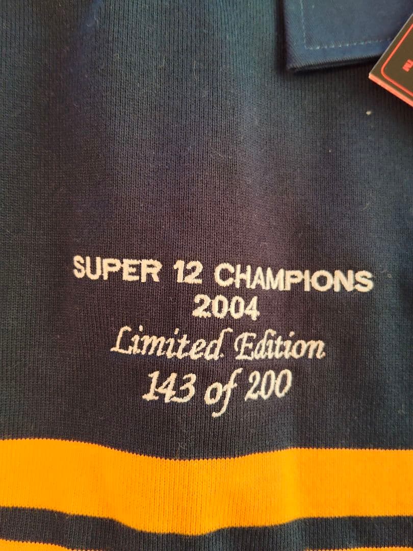 激レア　2004年BRUMBIES優勝ラグビージャージ