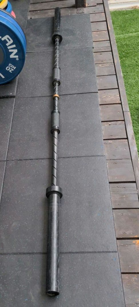 オリンピックシャフト　220cm　 可動グリップ付　引き取り限定