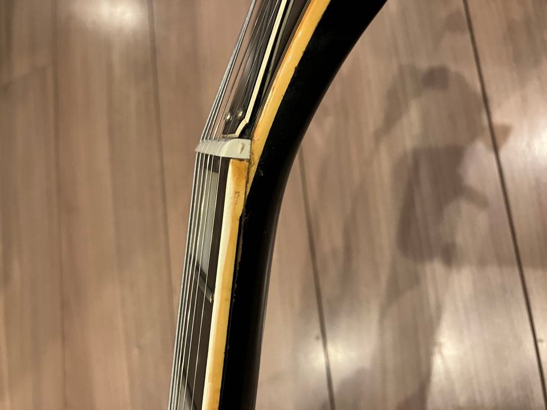 マツモク製　レスポール　カスタム　黒　fantom