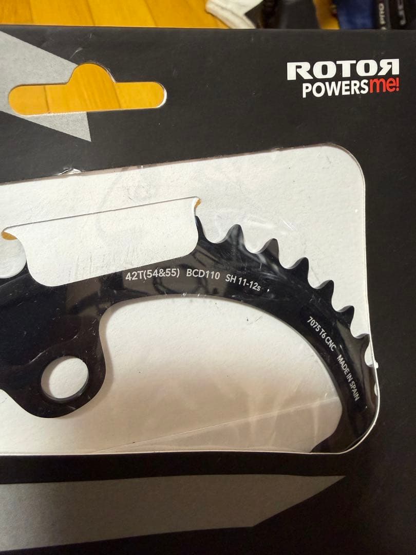 田*郎様 ROTOR チェーンリング 55T/42T BCD110