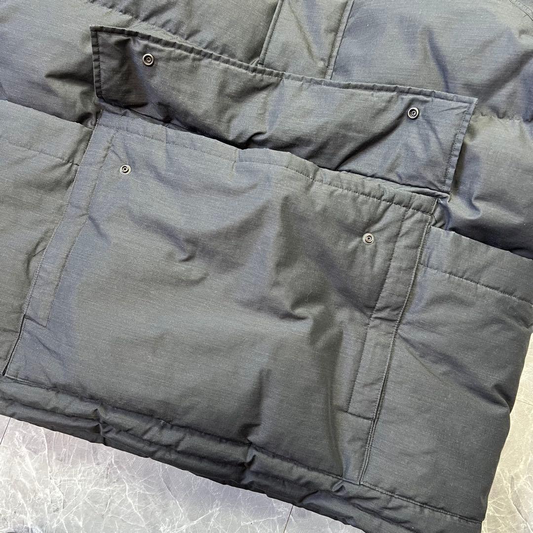 スノーピーク　焚き火スペック　ダウンジャケット　L 黒　アノラック　down