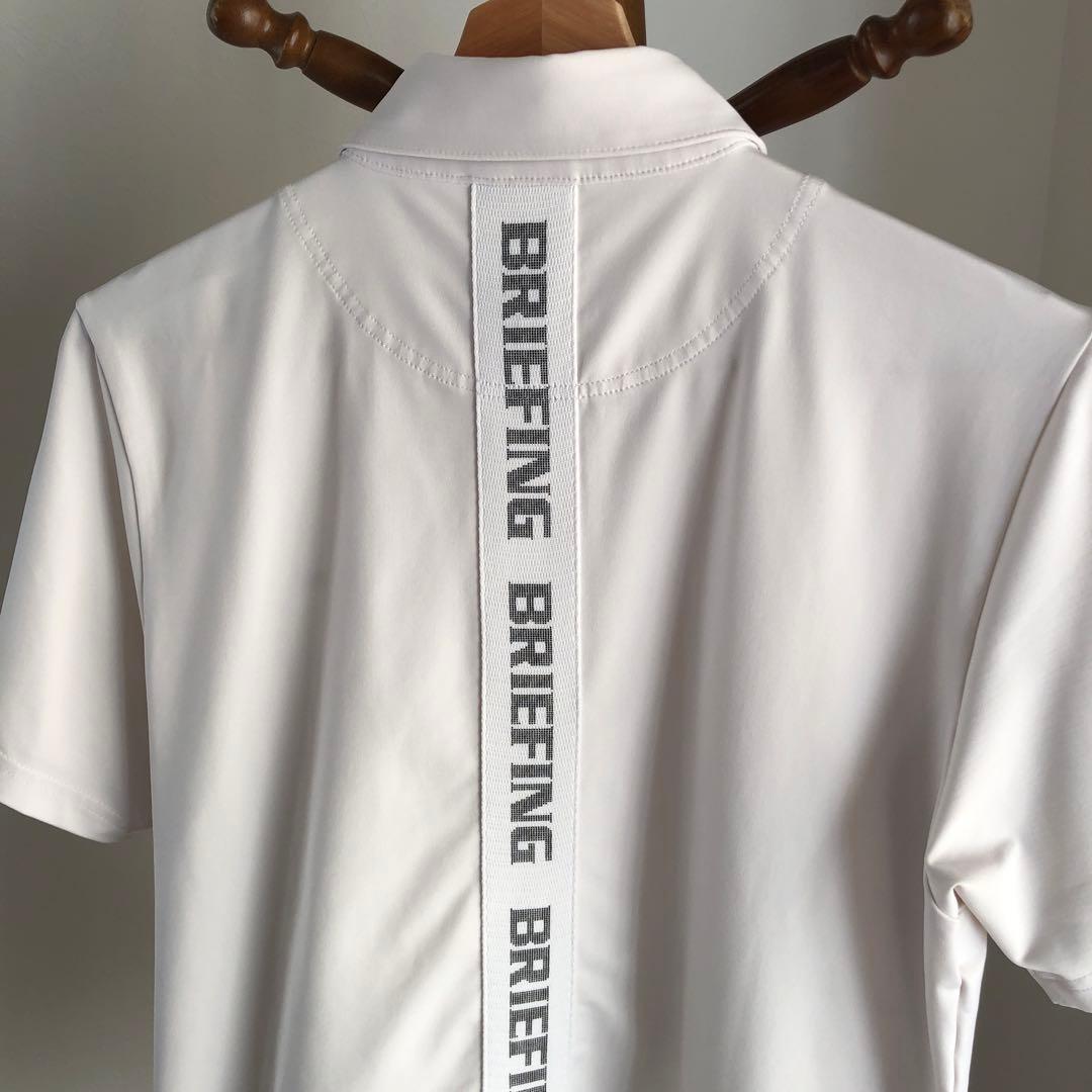 【美品】BRIEFINGポロシャツS (日本サイズM)白