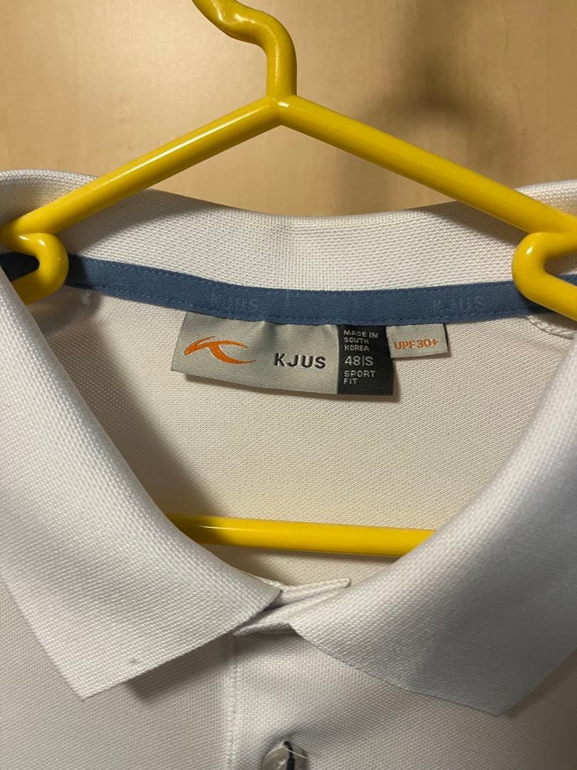 KJUS ポロシャツ UPF30+ ホワイト/ブルー/ネイビー