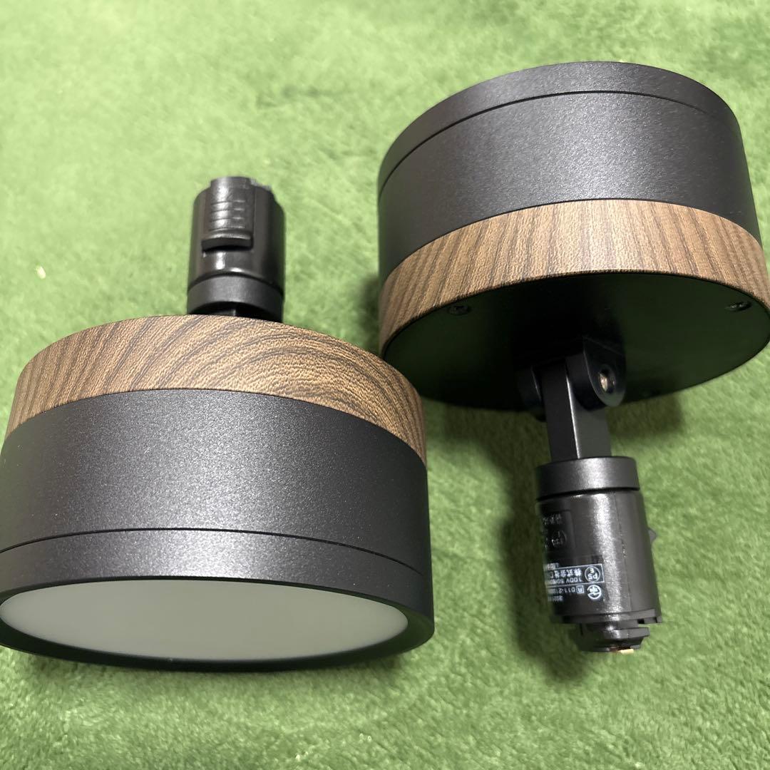 エジソンスマート ウッド調 ミニシーリングライト　２個セット