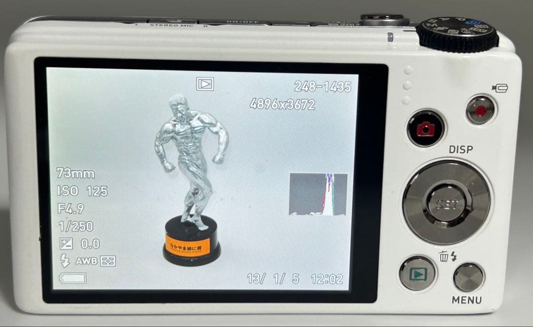 ジャンクCASIO コンパクトデジタルカメラ　EXILIM EX-ZR500