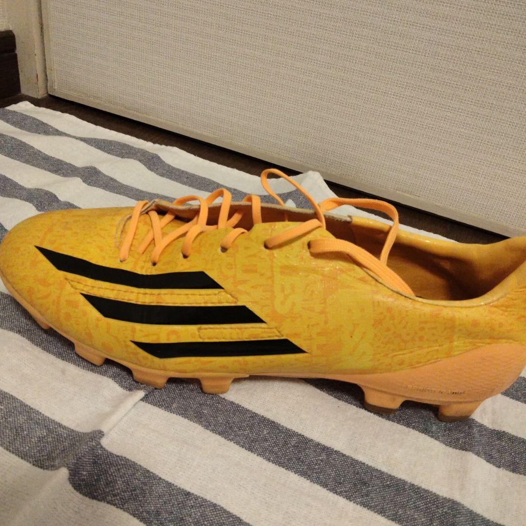 ディダス アディゼロ F50 HG-ジャパン LM(イエロー×オレンジ)
