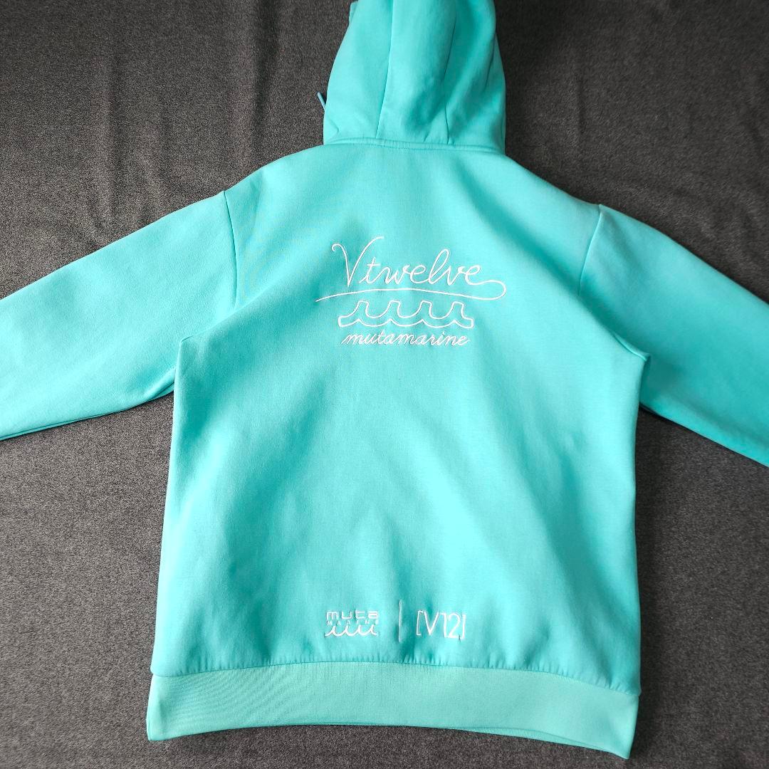 2025年人気完売品 ムータマリンゴルフ×V12 長袖プルオーバーパーカー XL