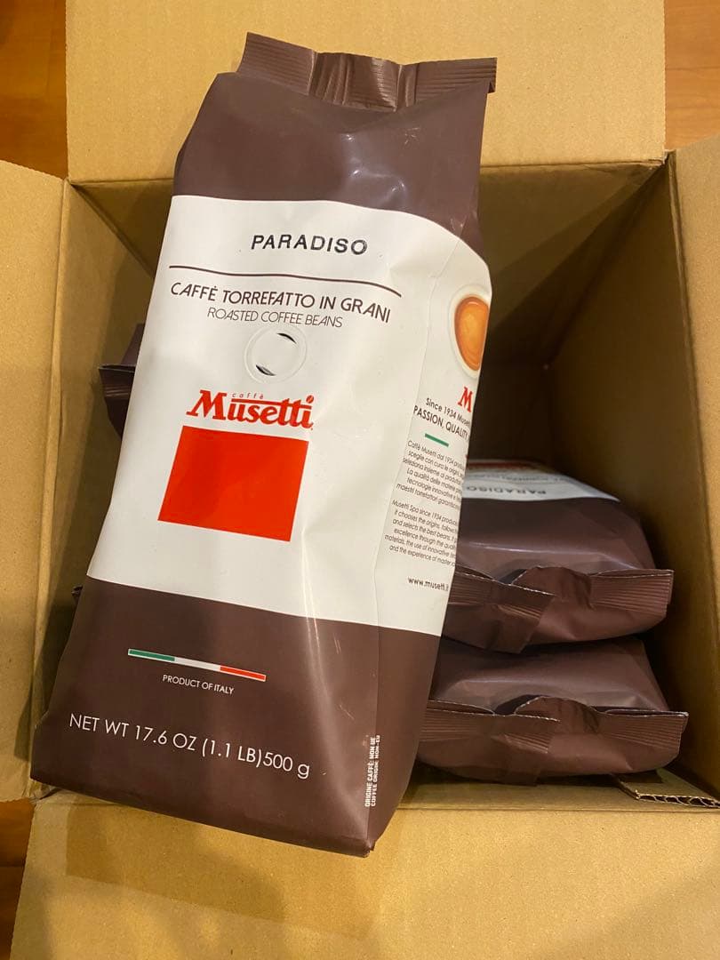 v*0様 まとめ売りMusetti PARADISO コーヒー豆 500g 6袋