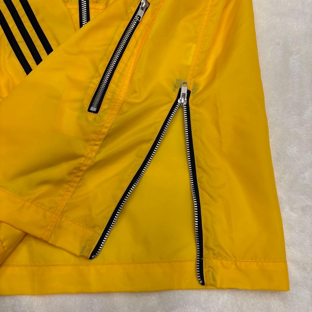 LEMONed hide ラインパーカー イエロー 3 ナイロン フード付希少