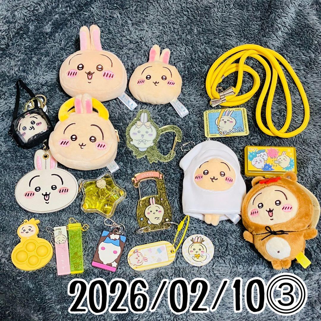 ちいかわ まとめ売り 大量 140サイズ 小物 ぬいぐるみ 雑貨 値下げしました