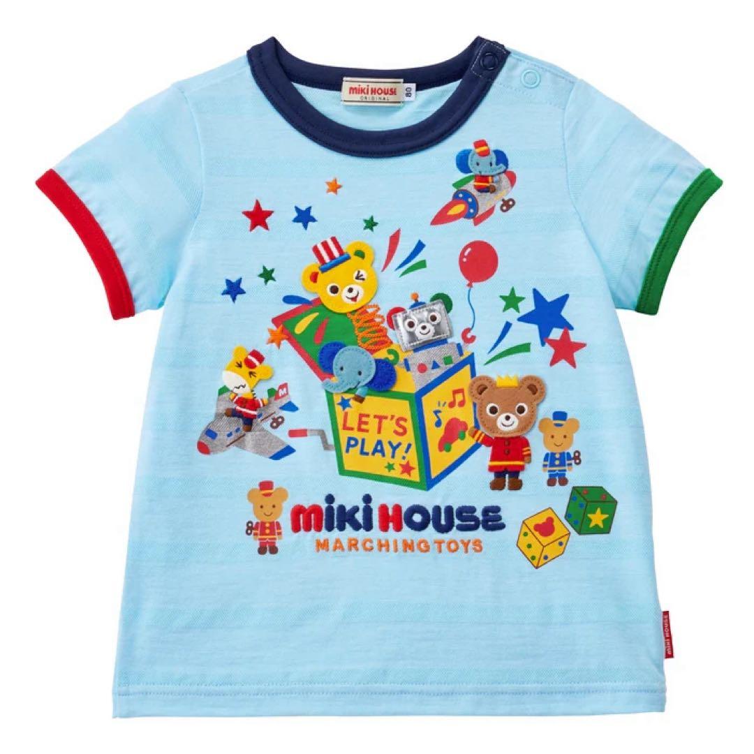 【Saruwa2♡プロフ読んでね】ミキハウス豪華刺繍半袖Tシャツ110cm