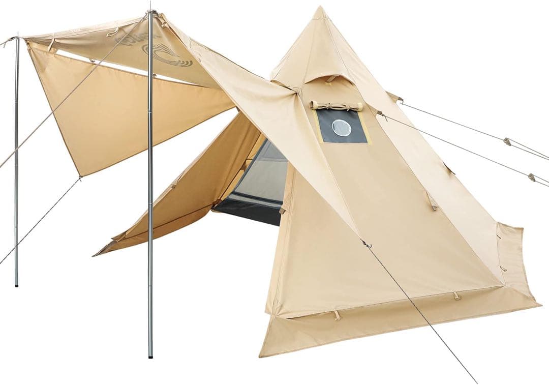 Gonex ワンポールテント TC 1人用