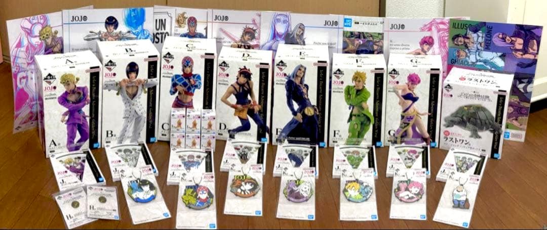 ジョジョの奇妙な冒険 黄金の風 一番くじ セット！^ - ^