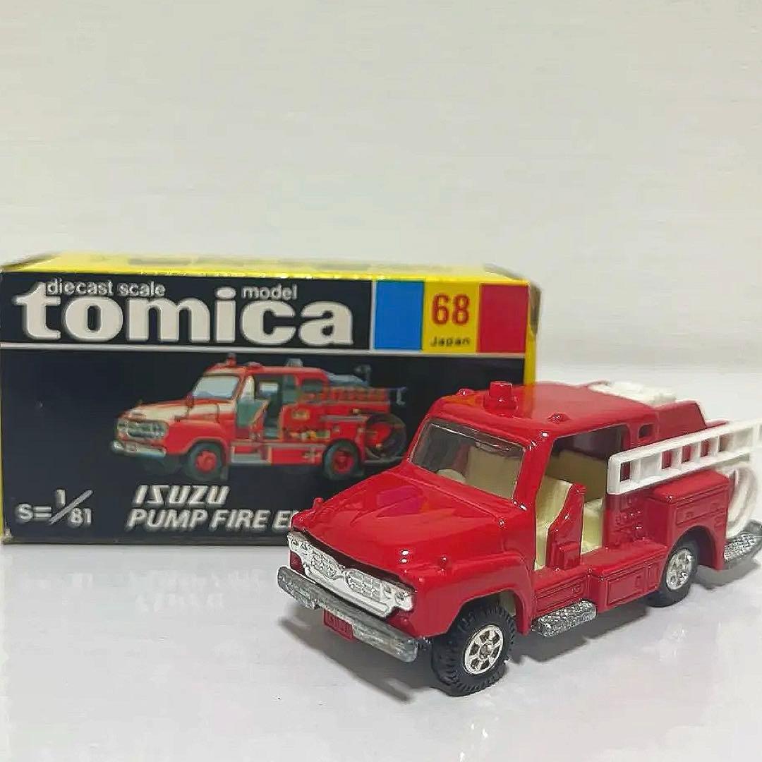 黒箱トミカ68ISUZU PUMP FIRE TRUCK