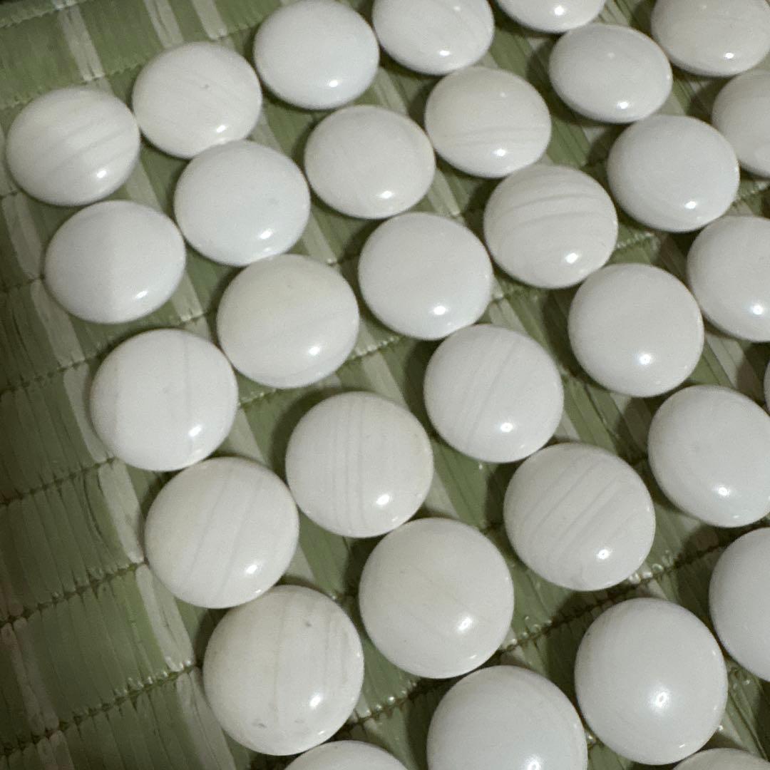 囲碁　碁石　駒　蛤　ハマグリ　那智黒　35号　工芸品