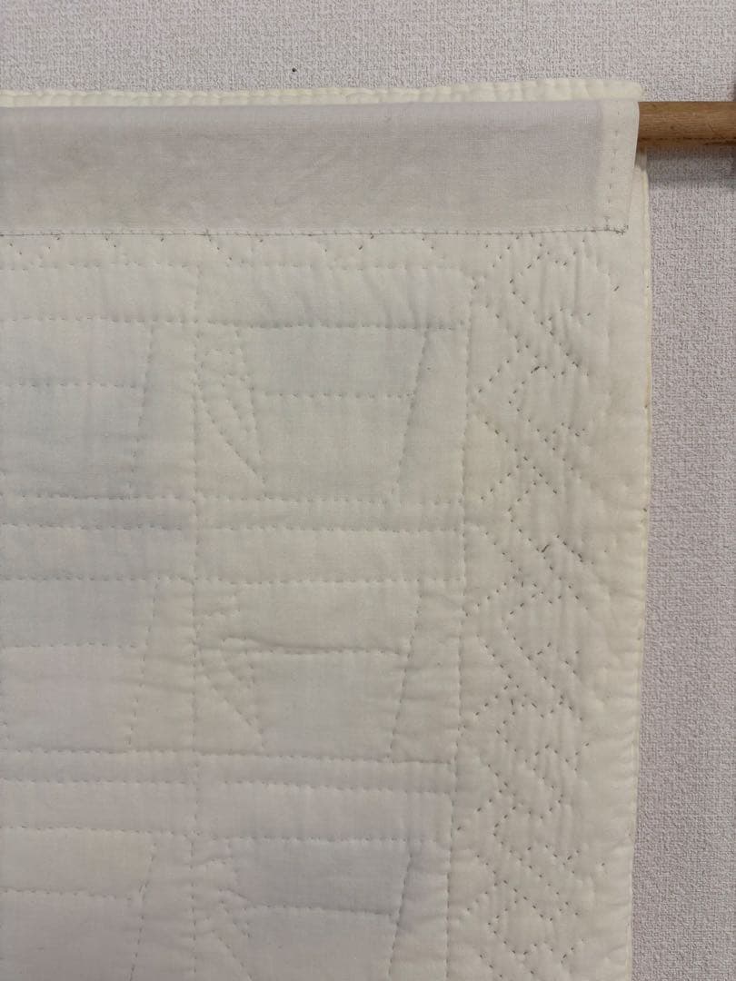 カップデザインのパッチワーク　タペストリー　ハンドメイド　壁掛け　洋風　カフェ