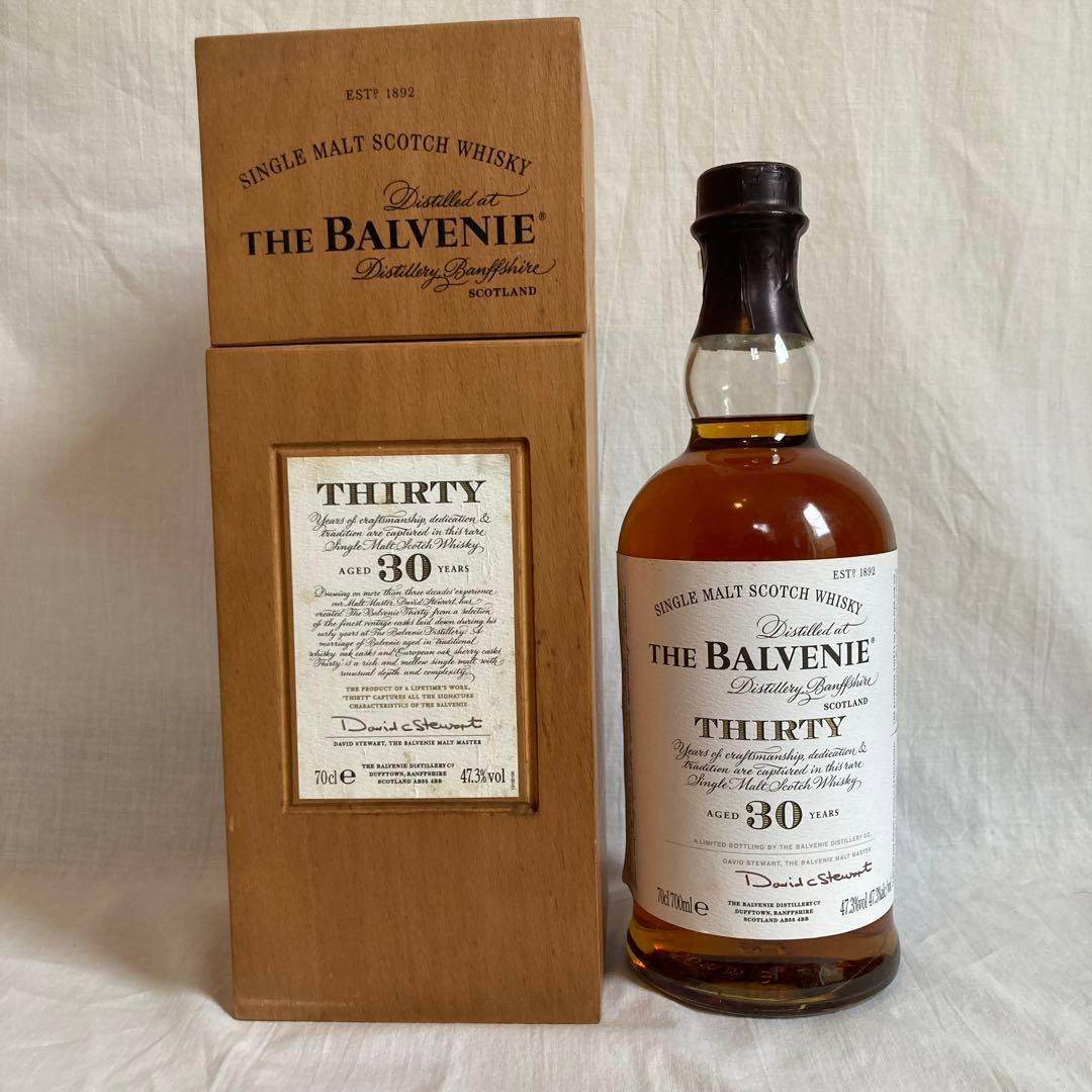 バルヴェーニ　サーティ３０年　シングルモルトウイスキー　木箱入り　レア