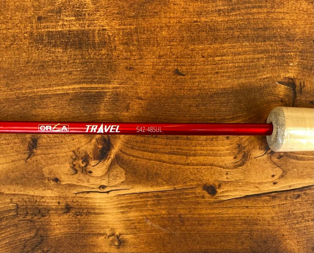 トラウトロッド　ウッド調　485UL 424UL スピニングロッド　パックロッド