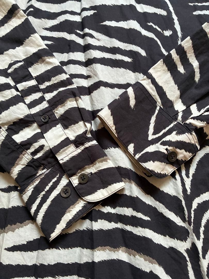 Dries van noten ⭐︎ゼブラ柄シャツ
