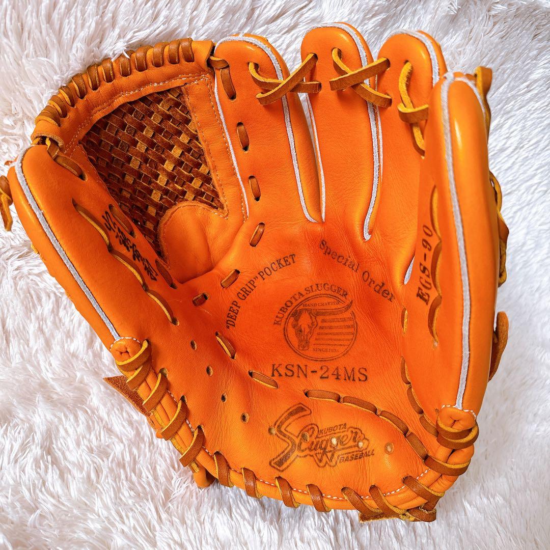 久保田スラッガー　江頭重利 90歳記念限定モデルグラブ　内野手用