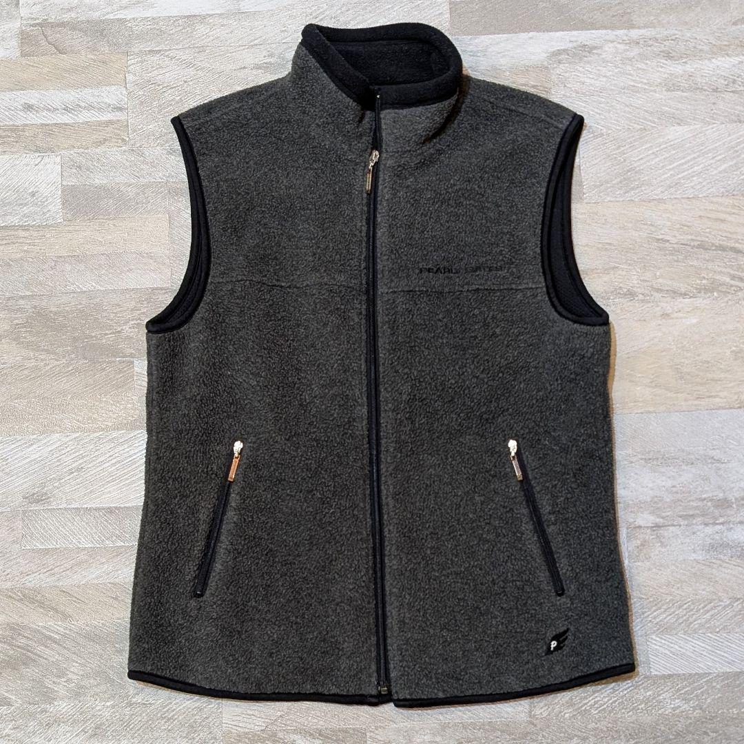立春セール★パーリーゲイツ × ポーラテック フリースベスト グレー サイズ1