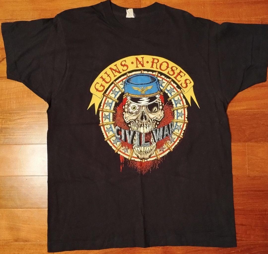 【値下不可】J・ビーバー 着用 ガンズ・アンド・ローゼズ 91-92 Tシャツ