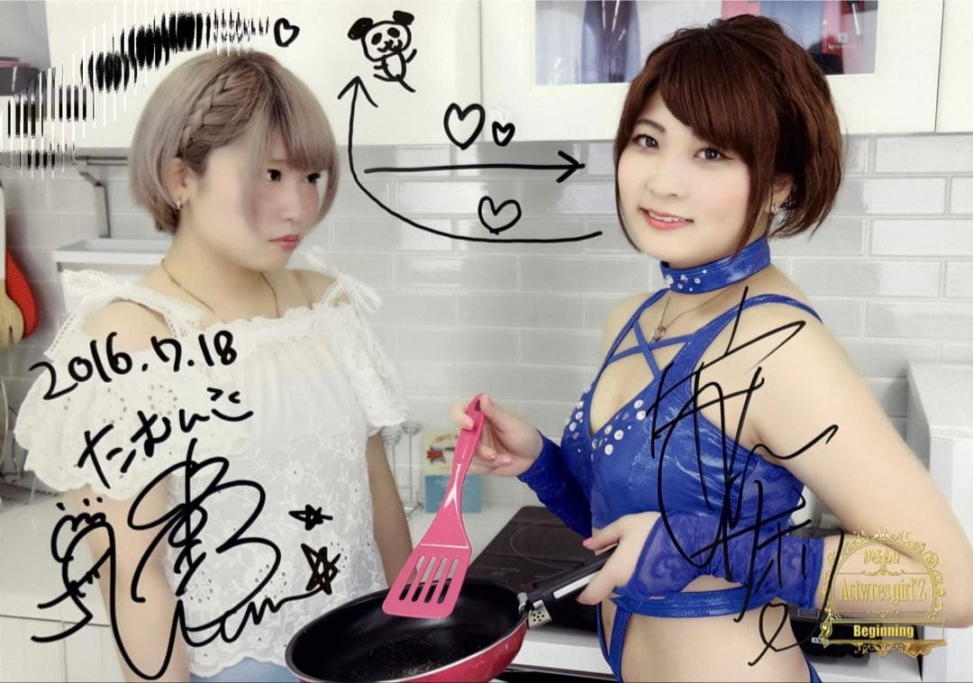 発掘品✨ 安納サオリ 中野たむ ポートレート③ 女子プロレス STARDOM