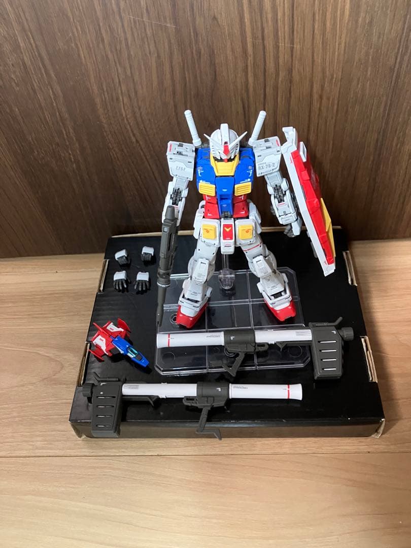 全塗装　RG RX-78-2 ガンダムver2.0 最終決戦仕様　アムロ付き