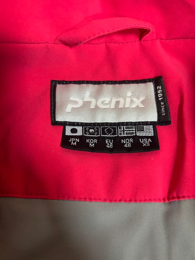 フェニックス　スキーウェア　オルカシェル　ピンク　M セットアップ