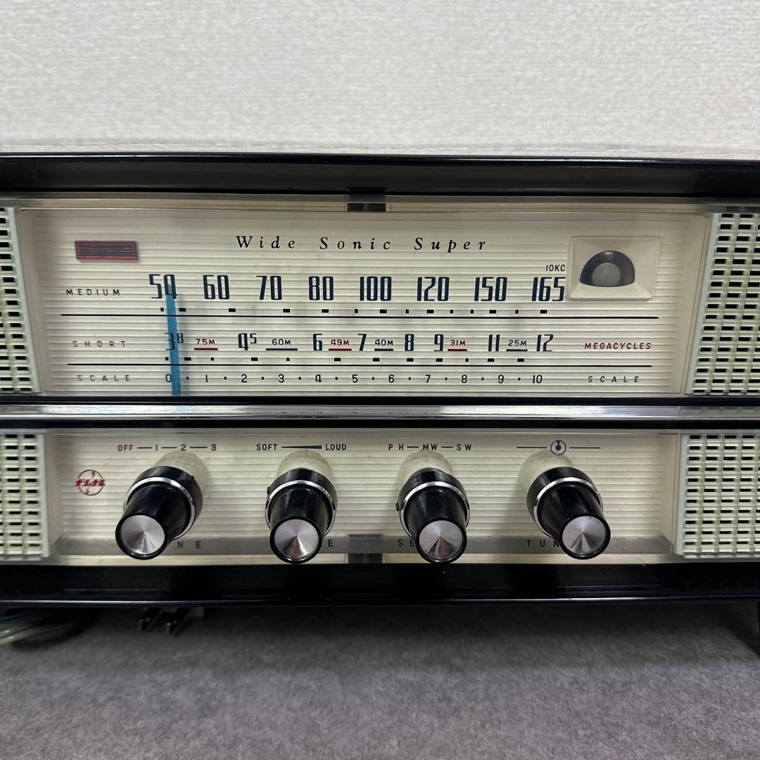 ナショナル 2スピーカ 2バンドルームラジオ 松下電器産業 真空管ラジオ