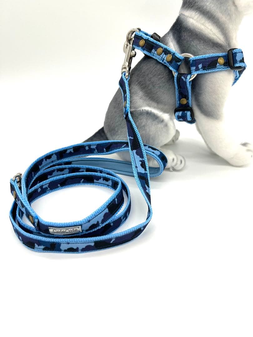 犬用ハーネスとリードセット ハンドメイド