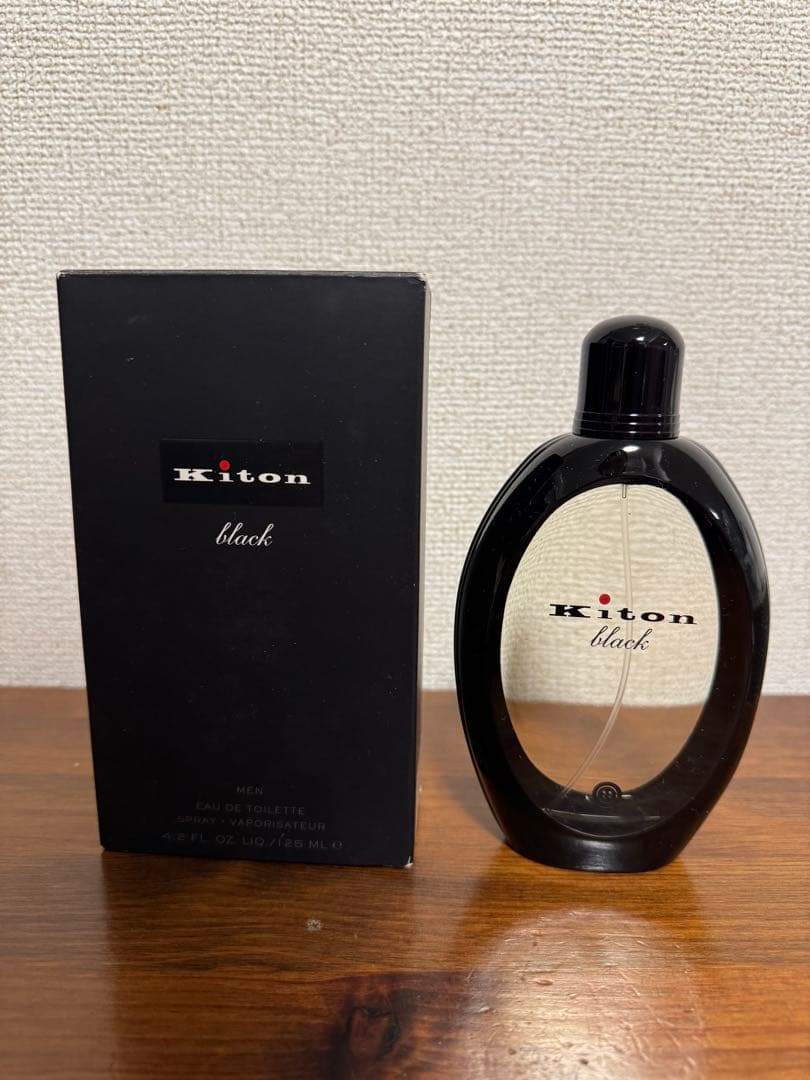 Kiton black オードトワレ125ml