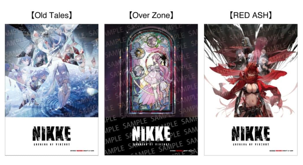 勝利の女神NIKKE 会場限定特典ポスター シンデレラ ドロシー レッドフード