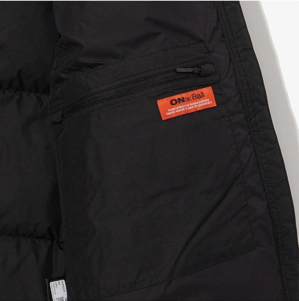 新品韓国 NUPTSE ON BALL(機能綿）ホワイトレーベルダウンＪＫ-Ｌ