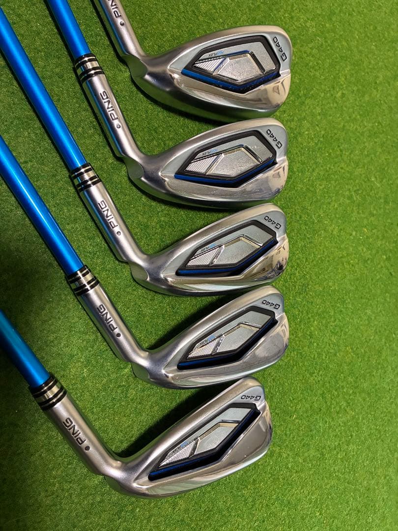 ピンG440 アイアンセット 美品　7、8、9、W、U、 値下げ