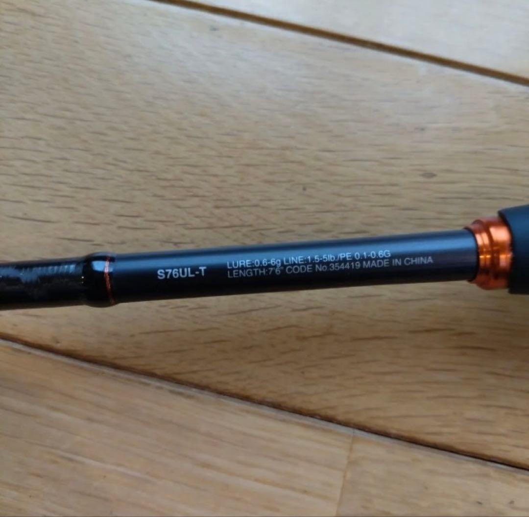 シマノ　ソアレSS S76UL-T アジング ライトゲームロッド