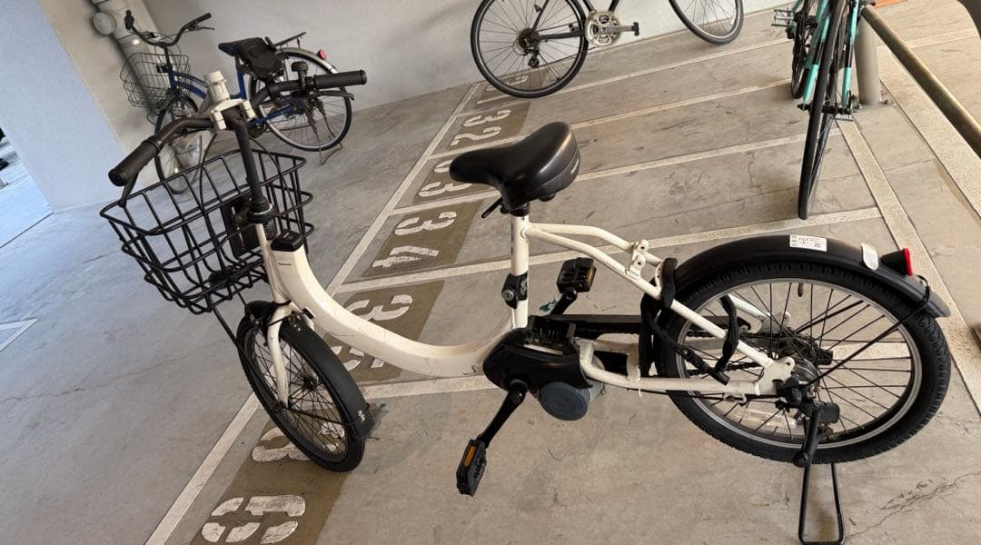 電動アシスト自転車 ホワイト　パナソニック（中古品） 23年購入　引き渡し可能