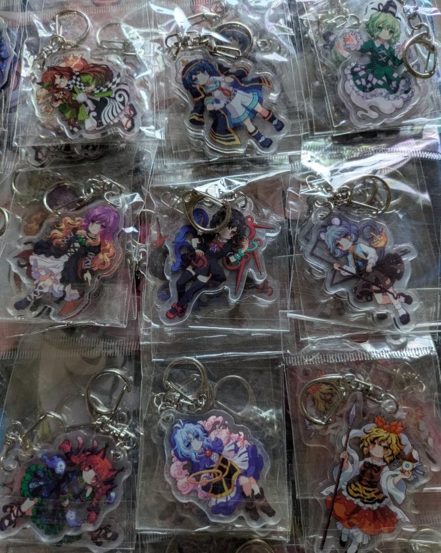 東方プロジェクト アクリルキーホルダー 43個 小傘 一輪 魂魄妖夢 幽々子