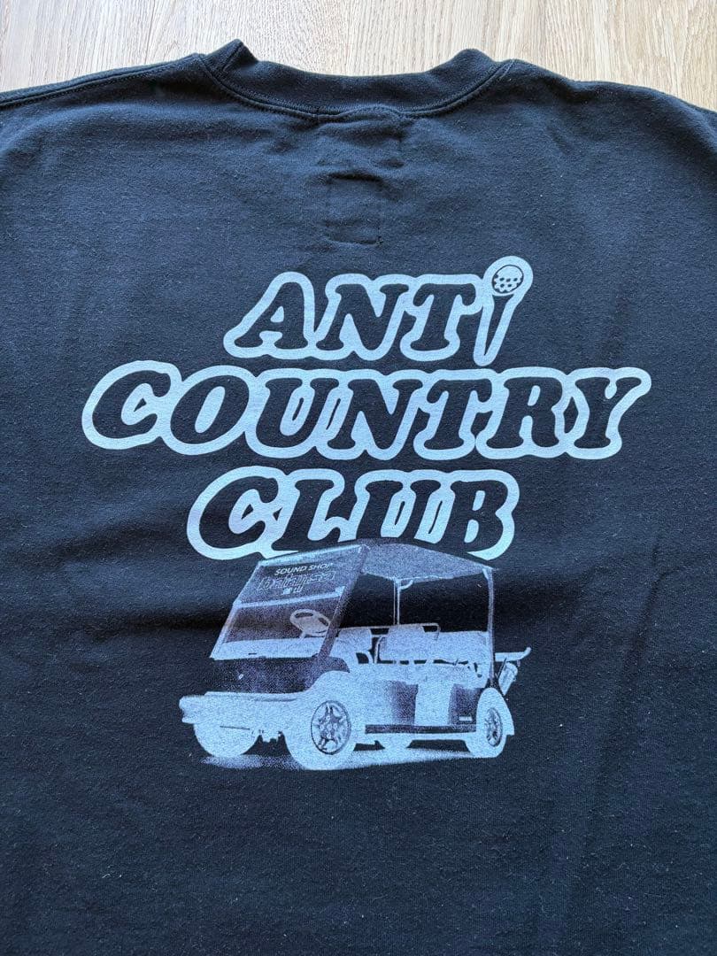 ANTI COUNTRY CLUB x balansa ブラック スウェット