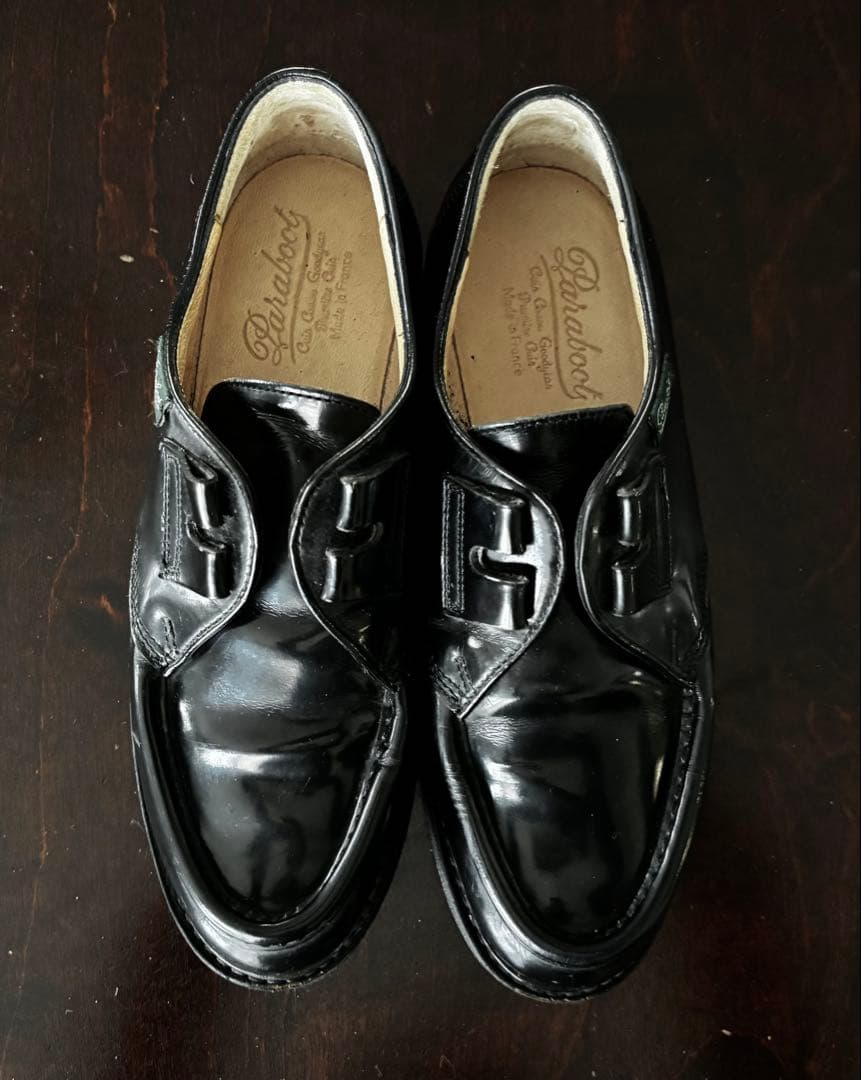 PARABOOT パテント ブラックシューズ