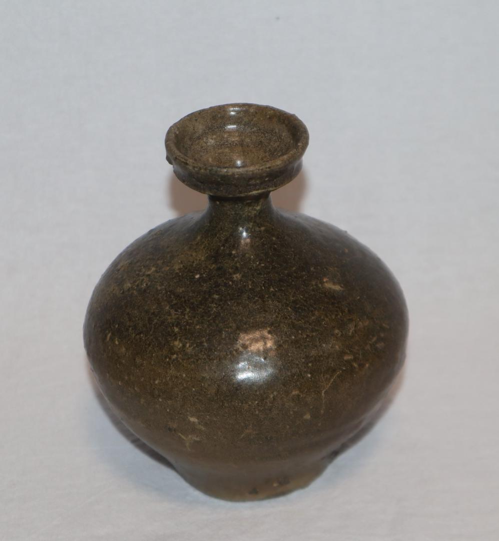 李朝　黒高麗徳利