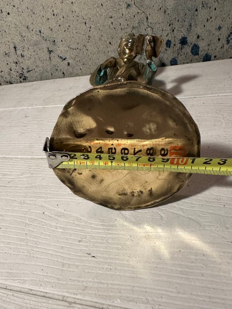 二宮金次郎像 銅像 ブロンズ彫刻 置物 銅製 オブジェ