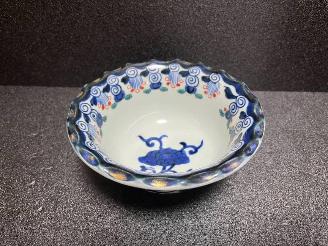 ■　古伊万里 　藍九谷様式　鉢　皿　深皿　■