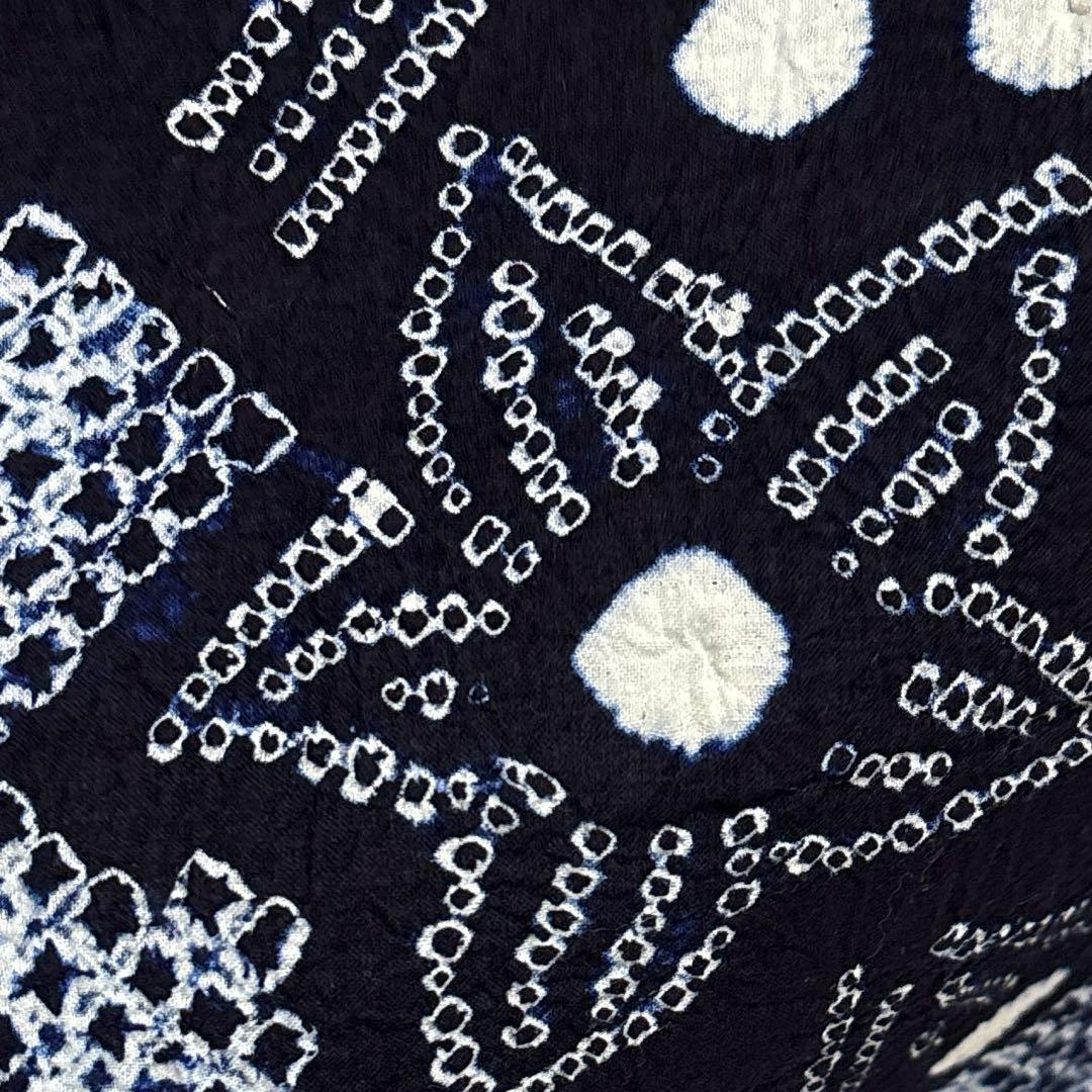 Misaki　浴衣【有松絞り】白紺色 女性用 木綿 夏用 総絞り有松鳴海絞