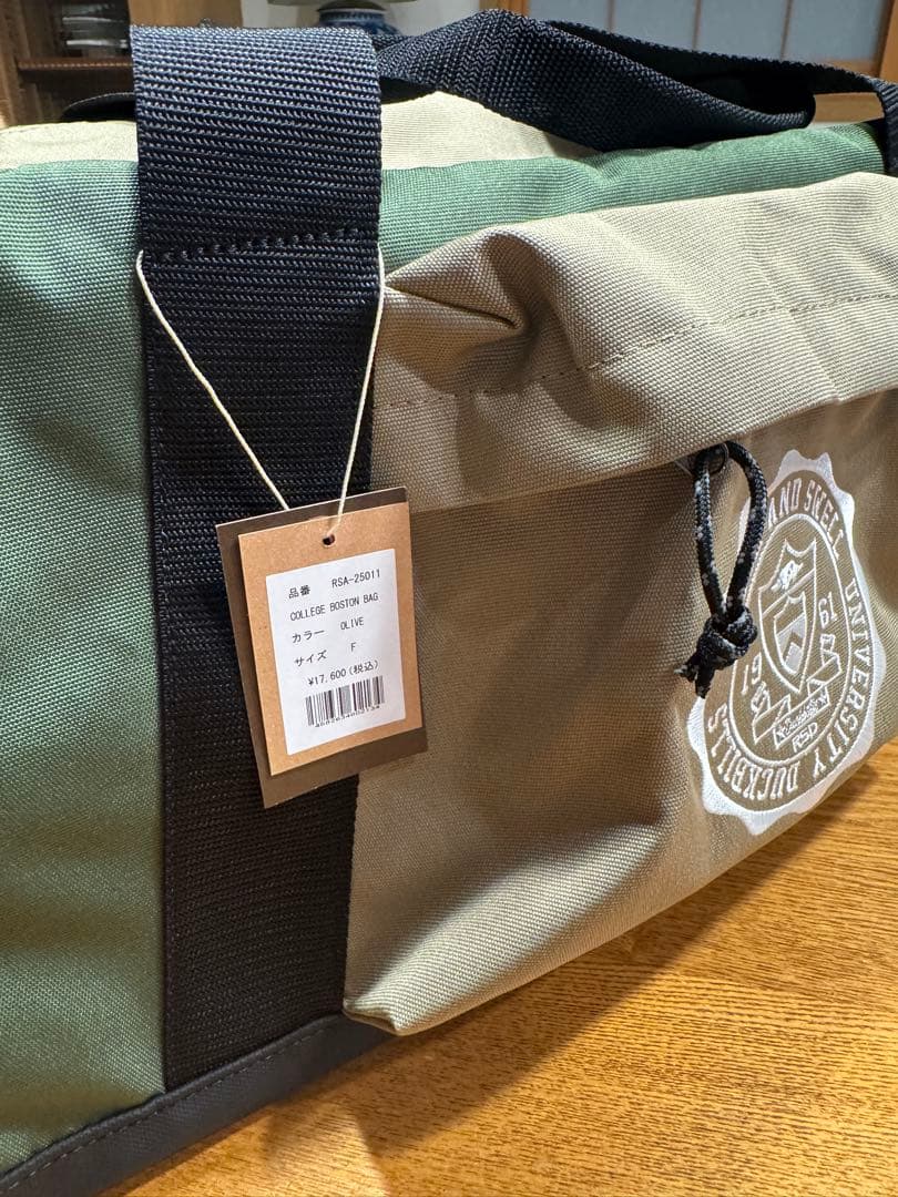 《新品未使用》ROUGH & SWELL COLLEGE BOSTON BAG