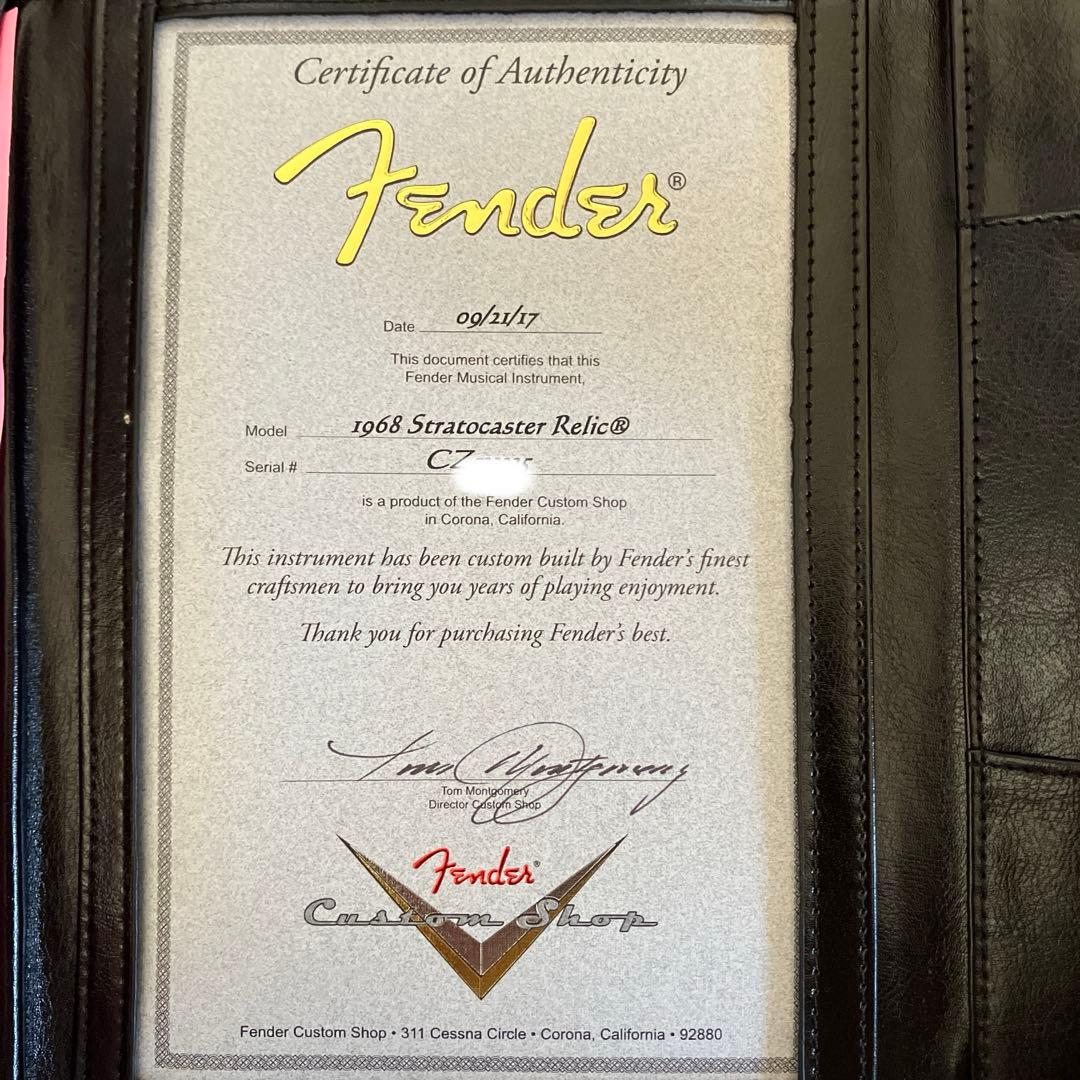 Fender Stratocaster J Relic 2017年製