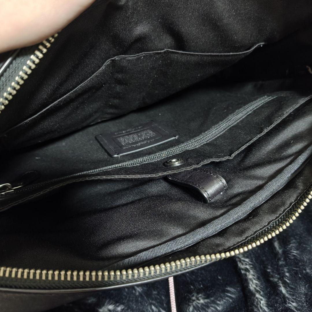 COACH コーチ ビジネスバッグ シグネチャー ブラック カードケース名刺入れ