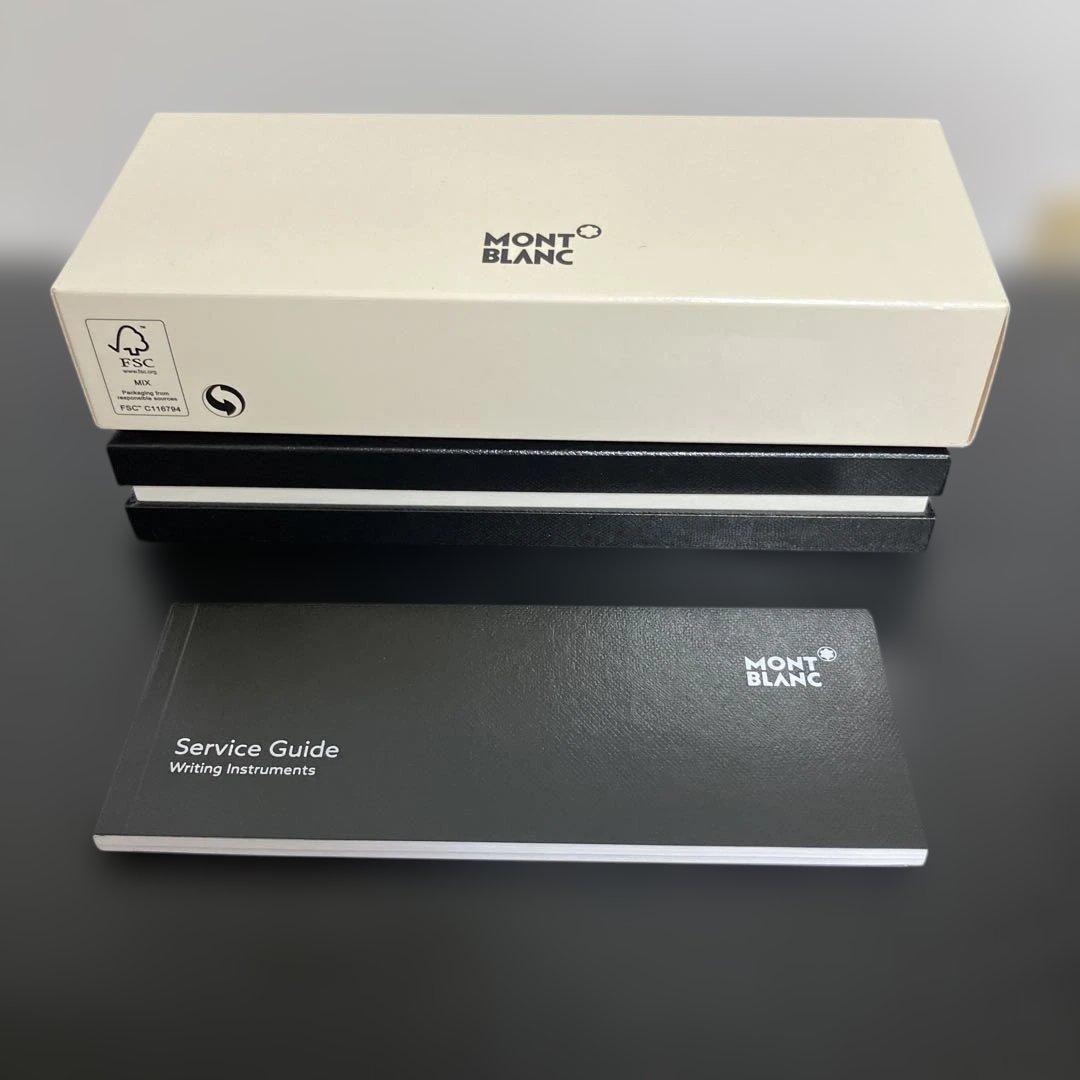 美品　モンブランボールペンマイスターシュチュックプラチナライン　ミッドサイズ